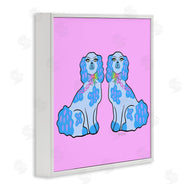 Katie Conley | Funky Dogs Blue & Pink