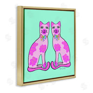 Katie Conley | Mirrored Purple Cats