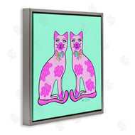 Katie Conley | Mirrored Purple Cats