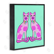 Katie Conley | Mirrored Purple Cats