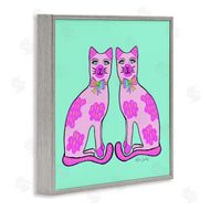 Katie Conley | Mirrored Purple Cats