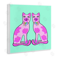 Katie Conley | Mirrored Purple Cats