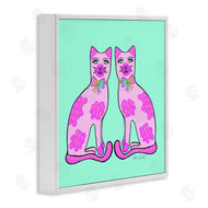 Katie Conley | Mirrored Purple Cats