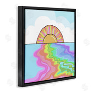 Katie Conley | Swirling Rainbow on Sea Surface