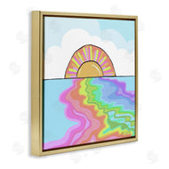 Katie Conley | Swirling Rainbow on Sea Surface