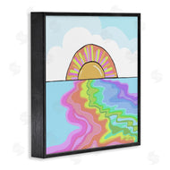 Katie Conley | Swirling Rainbow on Sea Surface