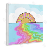 Katie Conley | Swirling Rainbow on Sea Surface