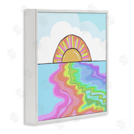Katie Conley | Swirling Rainbow on Sea Surface