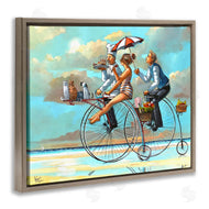 Ronald West | Woman & Butler Bicycle Ride
