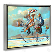 Ronald West | Woman & Butler Bicycle Ride