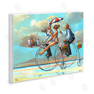 Ronald West | Woman & Butler Bicycle Ride
