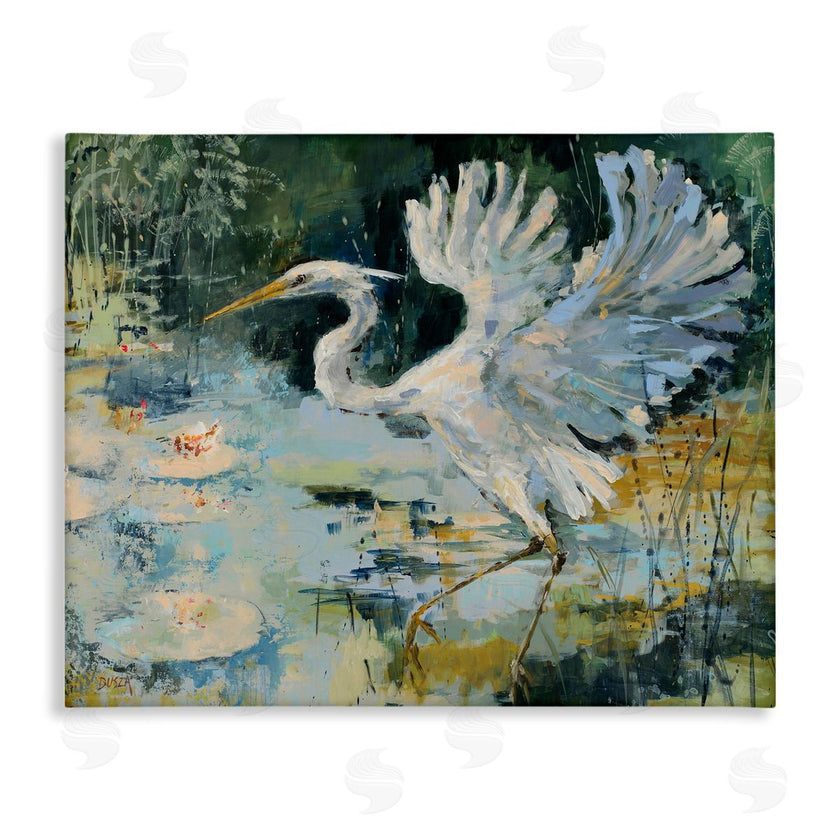Dusza | Heron with Spread Wings