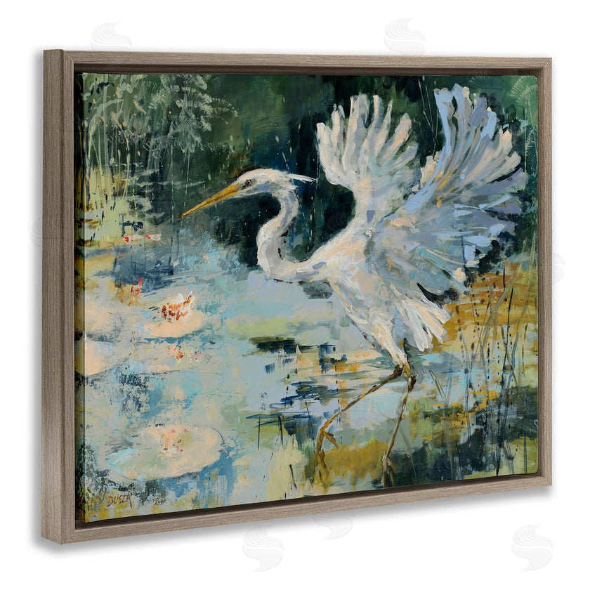 Dusza | Heron with Spread Wings