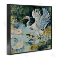 Dusza | Heron with Spread Wings