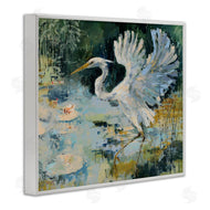 Dusza | Heron with Spread Wings