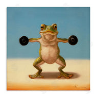 Lucia Heffernan | Exercise Weights Frog