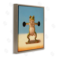 Lucia Heffernan | Exercise Weights Frog