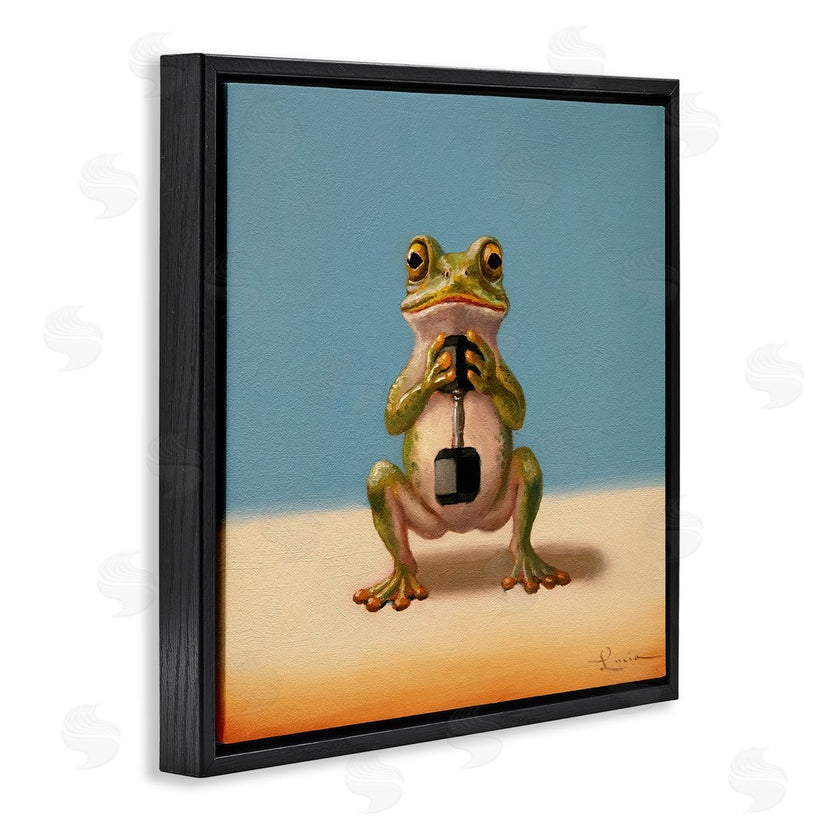 Lucia Heffernan | Frog Lifting Weights