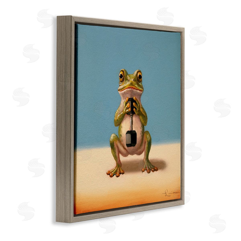 Lucia Heffernan | Frog Lifting Weights