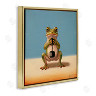 Lucia Heffernan | Frog Lifting Weights