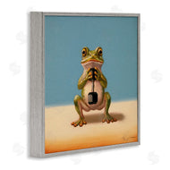 Lucia Heffernan | Frog Lifting Weights