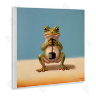 Lucia Heffernan | Frog Lifting Weights