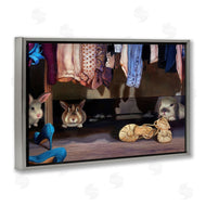 Lucia Heffernan | Bunnies Under Closet View