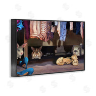 Lucia Heffernan | Bunnies Under Closet View