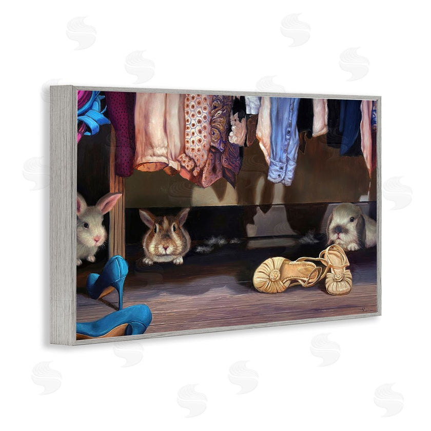 Lucia Heffernan | Bunnies Under Closet View
