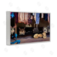 Lucia Heffernan | Bunnies Under Closet View