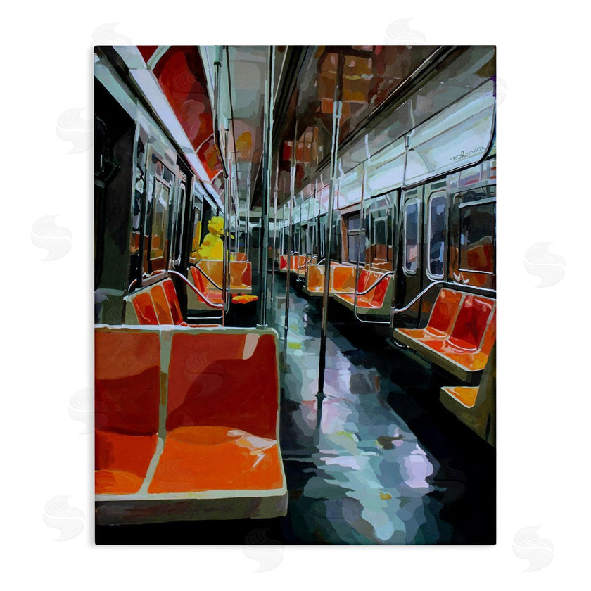 Keith Thomson | Bird Character in Subway Train