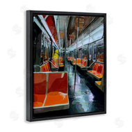 Keith Thomson | Bird Character in Subway Train