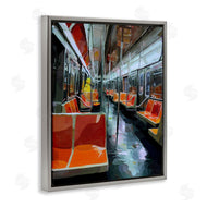 Keith Thomson | Bird Character in Subway Train