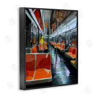 Keith Thomson | Bird Character in Subway Train