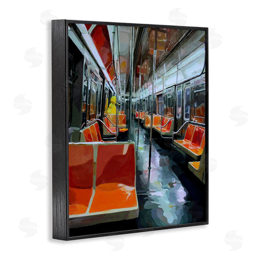 Keith Thomson | Bird Character in Subway Train