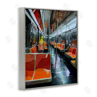 Keith Thomson | Bird Character in Subway Train