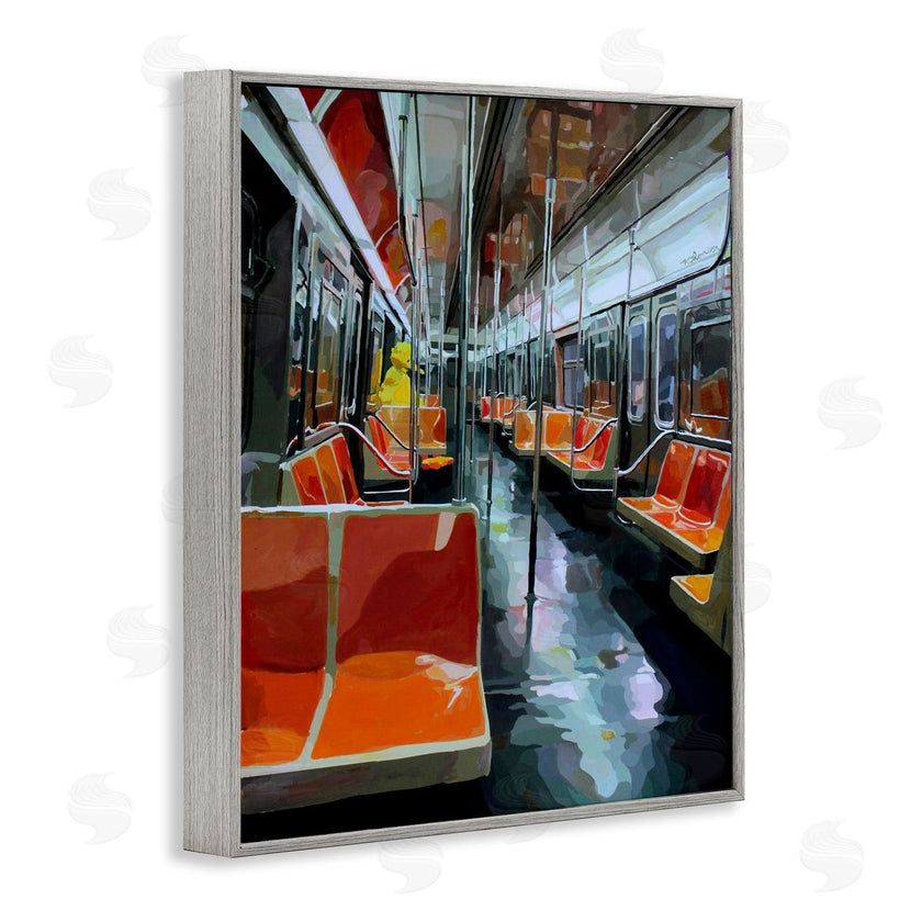 Keith Thomson | Bird Character in Subway Train