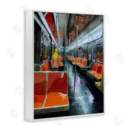 Keith Thomson | Bird Character in Subway Train