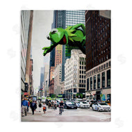 Keith Thomson | Frog Character over City