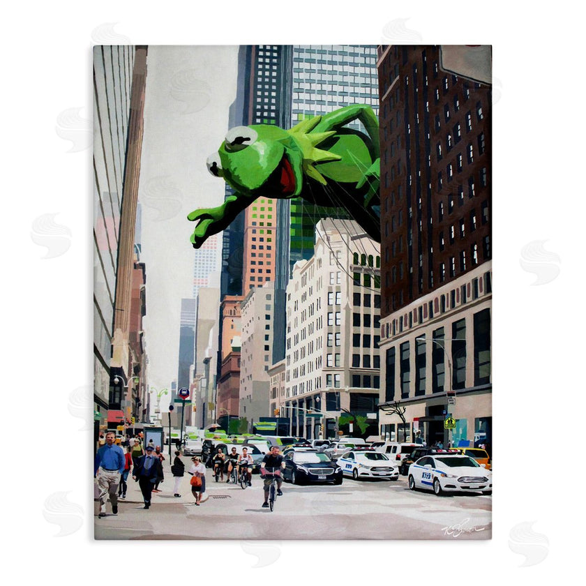 Keith Thomson | Frog Character over City