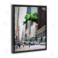 Keith Thomson | Frog Character over City