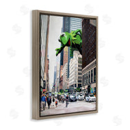 Keith Thomson | Frog Character over City