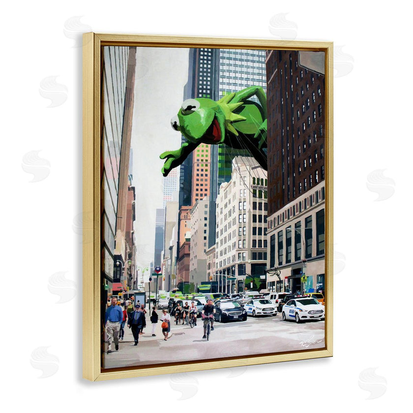 Keith Thomson | Frog Character over City