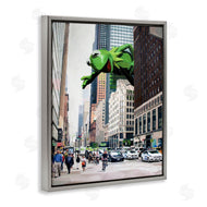 Keith Thomson | Frog Character over City