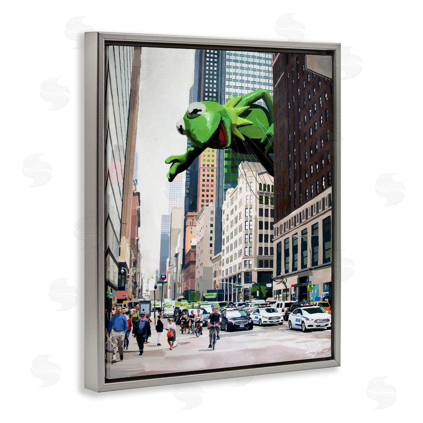 Keith Thomson | Frog Character over City