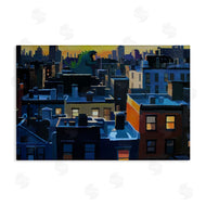 Keith Thomson | Cityscape with Distant Monster