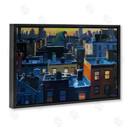 Keith Thomson | Cityscape with Distant Monster