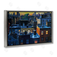 Keith Thomson | Cityscape with Distant Monster