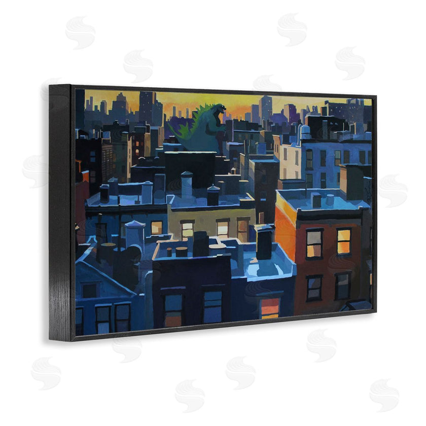 Keith Thomson | Cityscape with Distant Monster