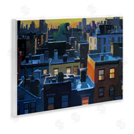 Keith Thomson | Cityscape with Distant Monster
